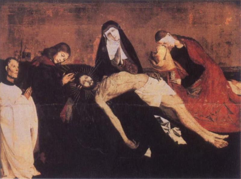Enguerrand Quarton Pieta of Villeneuve-les-Avignon oil painting picture